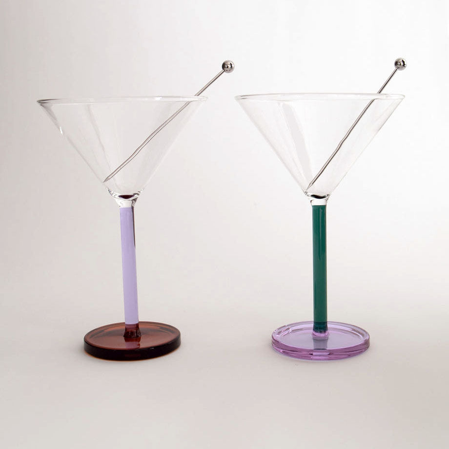 Sophie Lou Jacobsen Martini Glasses (Set of 2) - Birdland