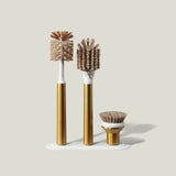 Curio Homegoods - The Ionic Brush Set - Brass
