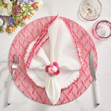 Kim Seybert - Sea Stone Ring in Pink - Napkin Ring
