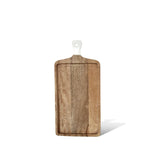 Montes Doggett - Acacia Rectangle Cutting Board with White Handle - Medium