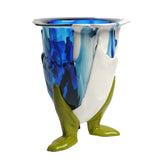 Corsi Design - Amazonia Vase - Blue, White, Clear Light Blue, Dusty Green