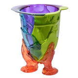 Corsi Design - Amazonia Vase - Clear Purple, Matt Lime, Clear Aqua And Clear Light Ruby