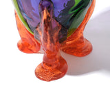 Corsi Design - Amazonia Vase - Clear Purple, Matt Lime, Clear Aqua And Clear Light Ruby