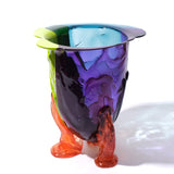 Corsi Design - Amazonia Vase - Clear Purple, Matt Lime, Clear Aqua And Clear Light Ruby