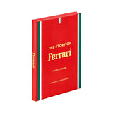 Graphic Image - The Story Of Ferrari Red Bonded Leather - Book