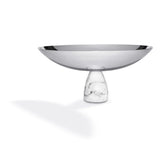 Anna New York - Coluna Fruit Bowl, Marble & Silver