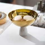 Anna New York - Coluna Nut Bowl, Marble & Gold