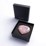 Anna New York - Cuore Heart, Rose Quartz
