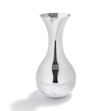 Anna New York - Coluna Dual Vase, Marble & Silver
