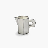 Annebet Philips - Jug white - black Carte Blanche