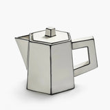 Annebet Philips - Tea pot white - black Carte Blanche collection