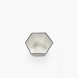 Annebet Philips - Breakfast bowl white - black Carte Blanche Set of 2