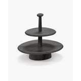 Serax - Kelly Wearstler - Cake stand 01 two tier black Dune