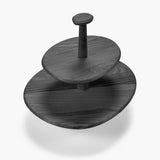 Serax - Kelly Wearstler - Cake stand 01 two tier black Dune