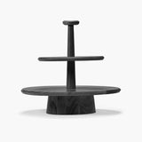 Serax - Kelly Wearstler - Cake stand 01 two tier black Dune
