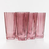 ESTELLE COLORED SUNDAY HIGH BALLS - SET OF 6 {ROSE}
