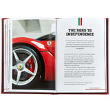 Graphic Image - The Story Of Ferrari Red Bonded Leather - Book