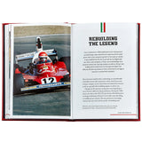 Graphic Image - The Story Of Ferrari Red Bonded Leather - Book
