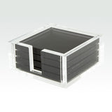 Tizo Designs - Acrylic Coaster- Black