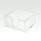 Tizo Designs - Acrylic Coaster- White
