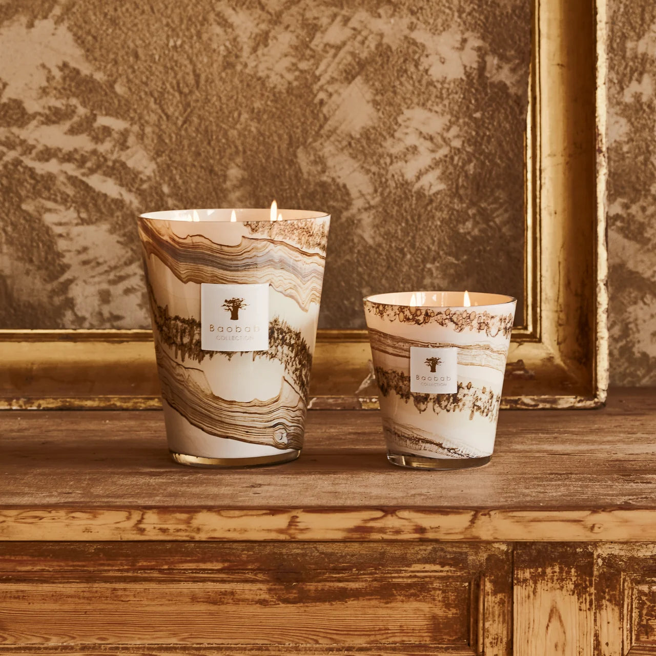 Baobab Collection Candles - SAND SILOLI - 10cm