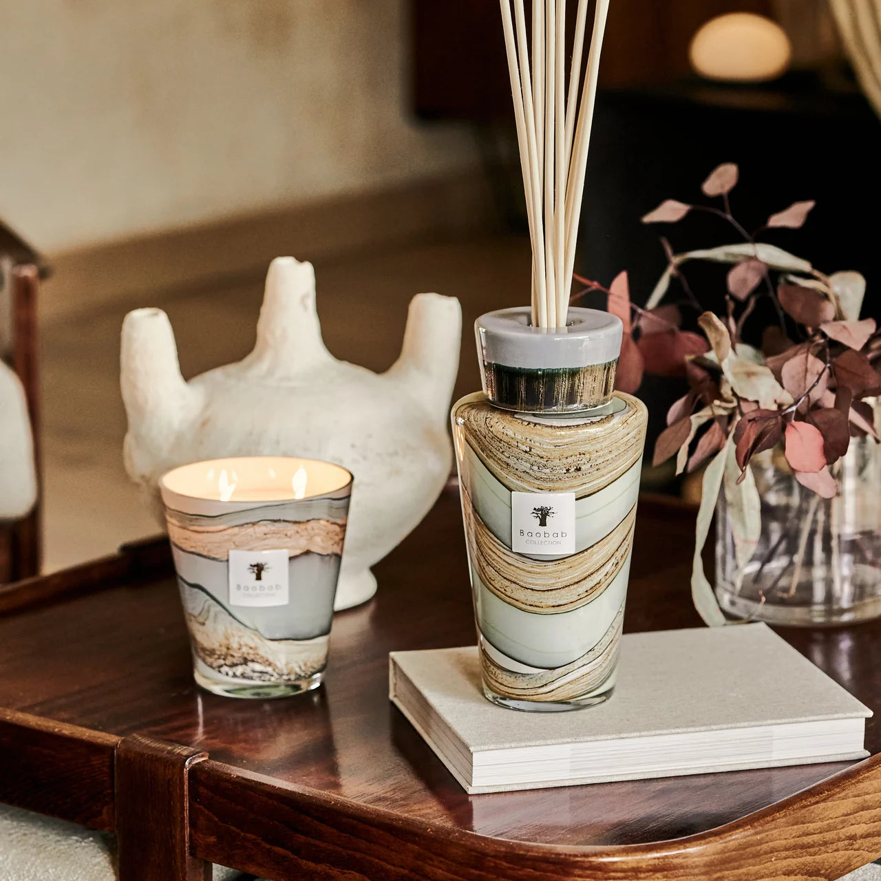 Baobab Collection Candles - SAND SONORA - 10cm