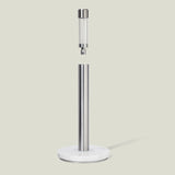 Curio Homegoods - Obscura Paper Towel Holder plus Spray Bottle - Steel/White Marble
