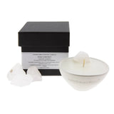 Love & Stones - Raw Energy - Crystal Quartz Infused Scented Mini White Ceramic Candle