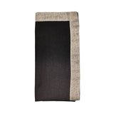 Kim Seybert - Dip Dye in Gray & Black - Napkin