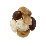 Kim Seybert - Sea Stone Ring in Beige - Napkin Ring