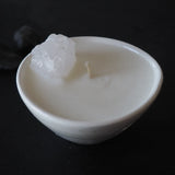 Love & Stones - Raw Energy - Crystal Quartz Infused Scented Mini White Ceramic Candle