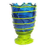 Corsi Design - Pompitu II Vase - Clear Blue, Matt Lime