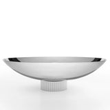 Anna New York - Striations Fruit Bowl, Silver