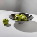 Anna New York - Striations Fruit Bowl, Silver
