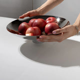 Anna New York - Striations Fruit Bowl, Silver