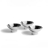 Anna New York - Striations Trio Bowl Set, Silver