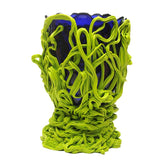 Corsi Design - Spaghetti Special Vase - Clear Blue And Matt Lime