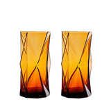 Max ID Glassware - “GHOST HIGHBALL PAIR - Dark Amber