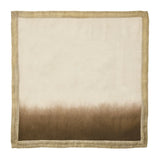 Kim Seybert - Dip Dye in Natural, Brown & Gold - Napkin