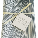 Tisch New York - White Linen - LINES - Black - Napkin - Set of 4