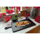 The Wooden Palate - Charcuterie Board Ebonized Oak 11 x 21 x .5"