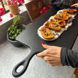 The Wooden Palate - Charcuterie Board Ebonized Oak 11 x 21 x .5"