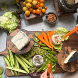The Wooden Palate - Charcuterie Board Walnut 11 x 21 x .5"