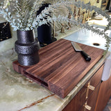 The Wooden Palate - Edge Grain Board Walnut 16x16"