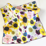 Tisch New York - White Linen - FLORAL - Multi - Napkin - Set of 4
