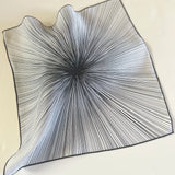 Tisch New York - White Linen - LINES - Black - Napkin - Set of 4
