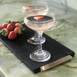 The Wooden Palate - Jean Tray Ebonized Oak 14.5 x 7"