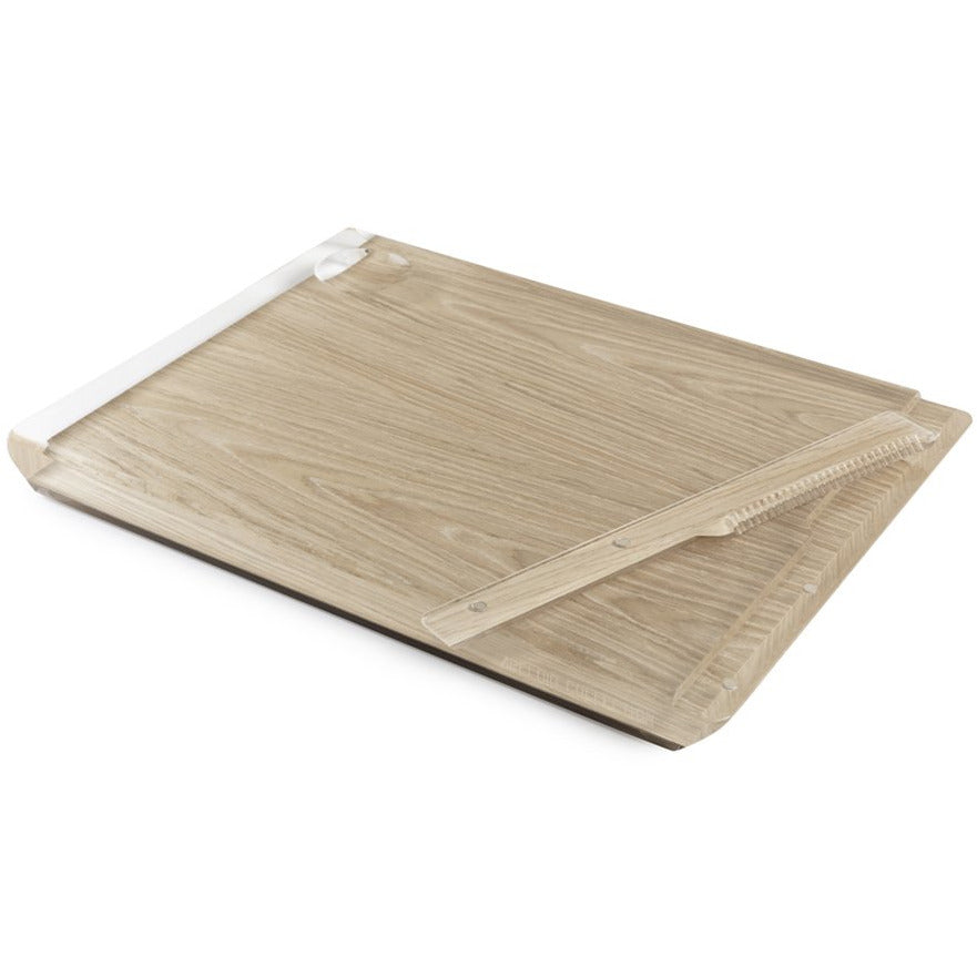 Apeloig Collection Acrylic Challah Bread Board w/ Knife