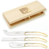 Claude Dozorme Cheese Knives (Set of 3) - White