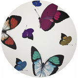 Nicolette Mayer Butterflies Round Pebble Placemat